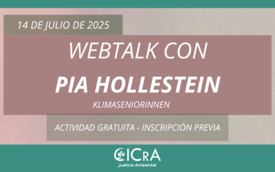 14/07: Webtalk con Pia Hollestein (KlimaSeniorinnen). Derechos humanos y justicia climática