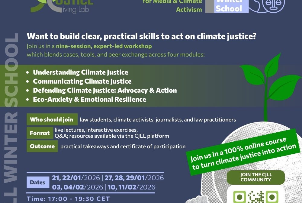 Inscripciones abiertas para la escuela de invierno virtual: Climate Justice Now! Critical Approaches for Media and Climate Activism