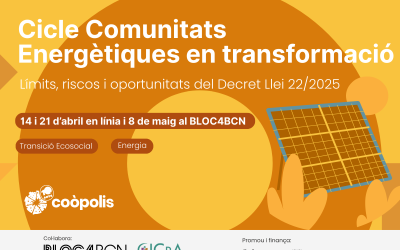 Presentamos el ciclo “Comunidades Energéticas en transformación”